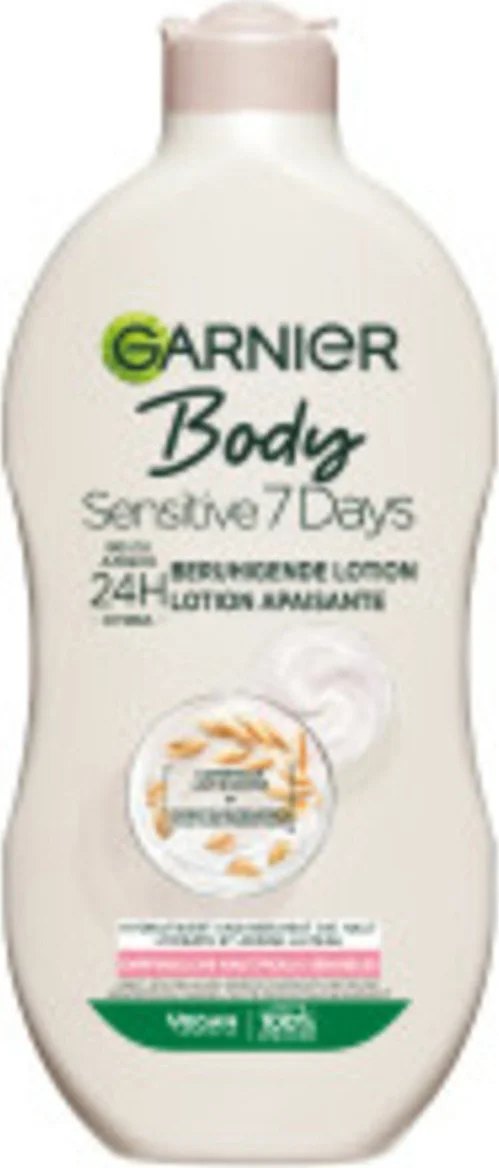 3x Garnier Body Sensitive 7 Days Verzachtende Bodylotion 400 ml