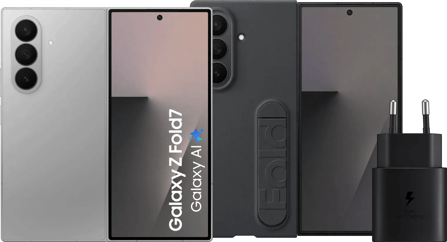 Samsung Galaxy Z Fold 7 256GB Zilver 5G + Accessoirepakket