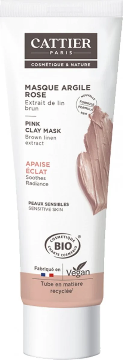 Cattier Masker Roze Klei 100ML