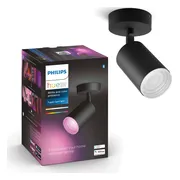 Philips Hue Fugato Opbouwspot White and Color - Zwart - 1-spot