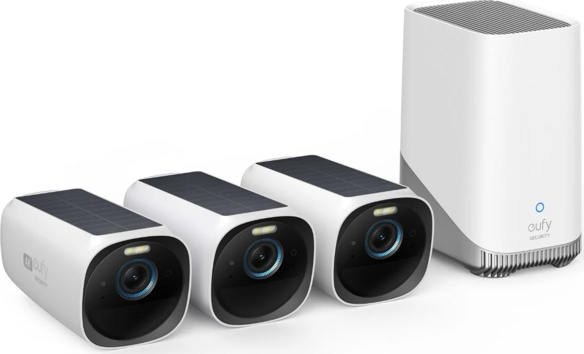 EufyCam 3 3-pack + HomeBase 3