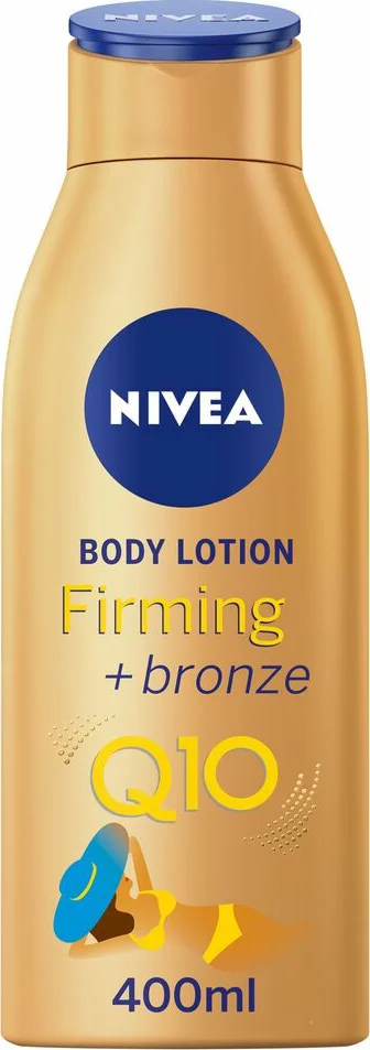 3x NIVEA Bodylotion Firming + Bronze Q10 400 ml