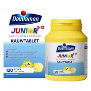 Davitamon Junior 3+ Kauwvitamines Banaan 120 kauwtabletten
