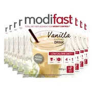 8x Modifast Weight Control Milkshake Vanille 8 x 55 gr