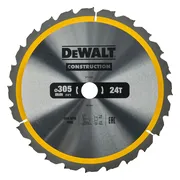 DeWALT Cirkelzaagblad voor Hout | Construction | Ø 305mm Asgat 30mm 24T - DT1958-QZ