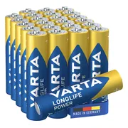 Varta Longlife Power Batterijen AAA Clear Value Pack 24 stuks
