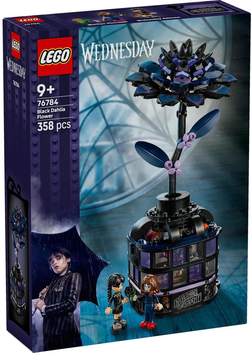 LEGO Wednesday Zwarte dahlia 76784