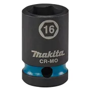 Makita E-16128 Impact Black Krachtdop 1/2" kort | 16 mm