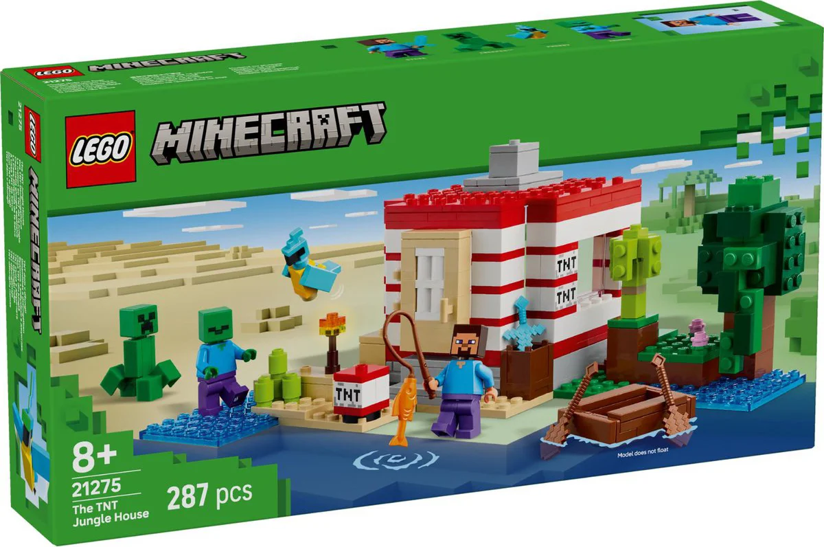 LEGO Minecraft Het TNT junglehuis 21275