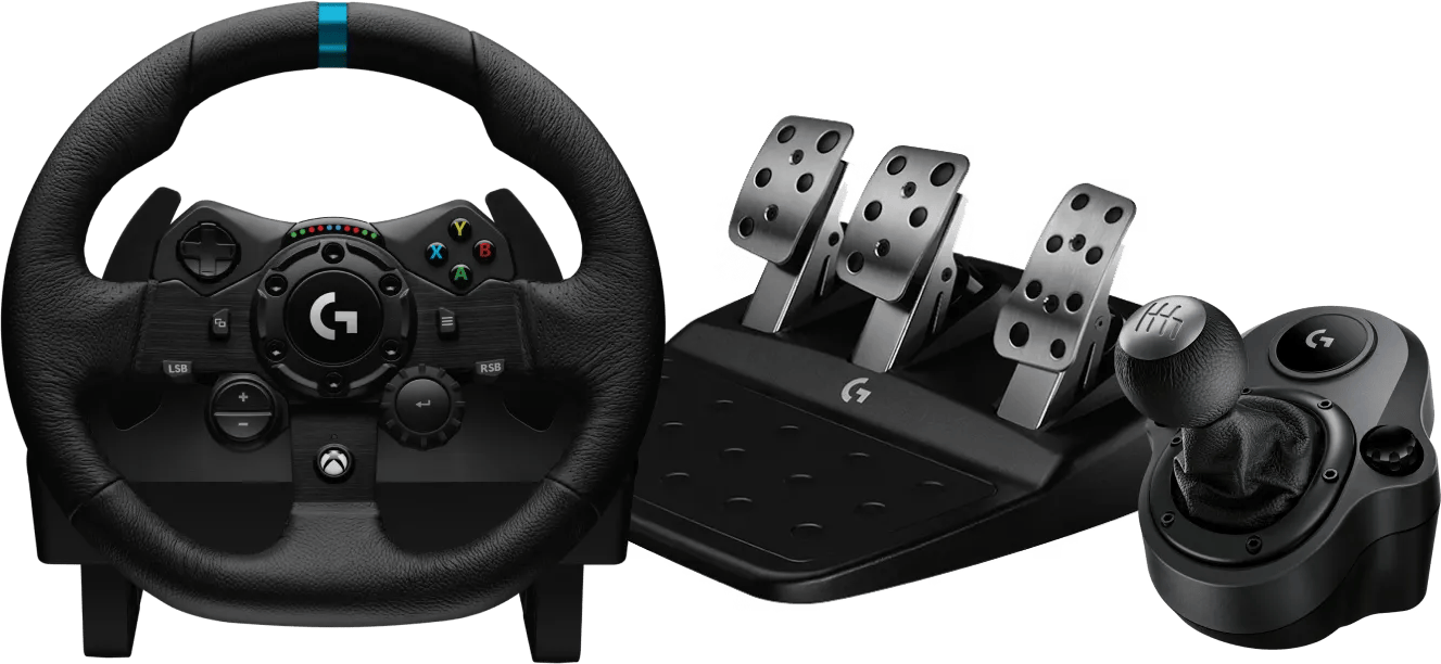 Logitech G923 TRUEFORCE Xbox & PC + Driving Force Shifter
