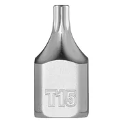 Milwaukee Bitdop 1/4″ T15 Torx - kort - 4932500464