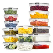 Stosh Vershoudbakjes - Meal Prep Bakjes - Diepvriesbakjes - Voedselcontainer - 16 Stuks - Kunststof - BPA vrij