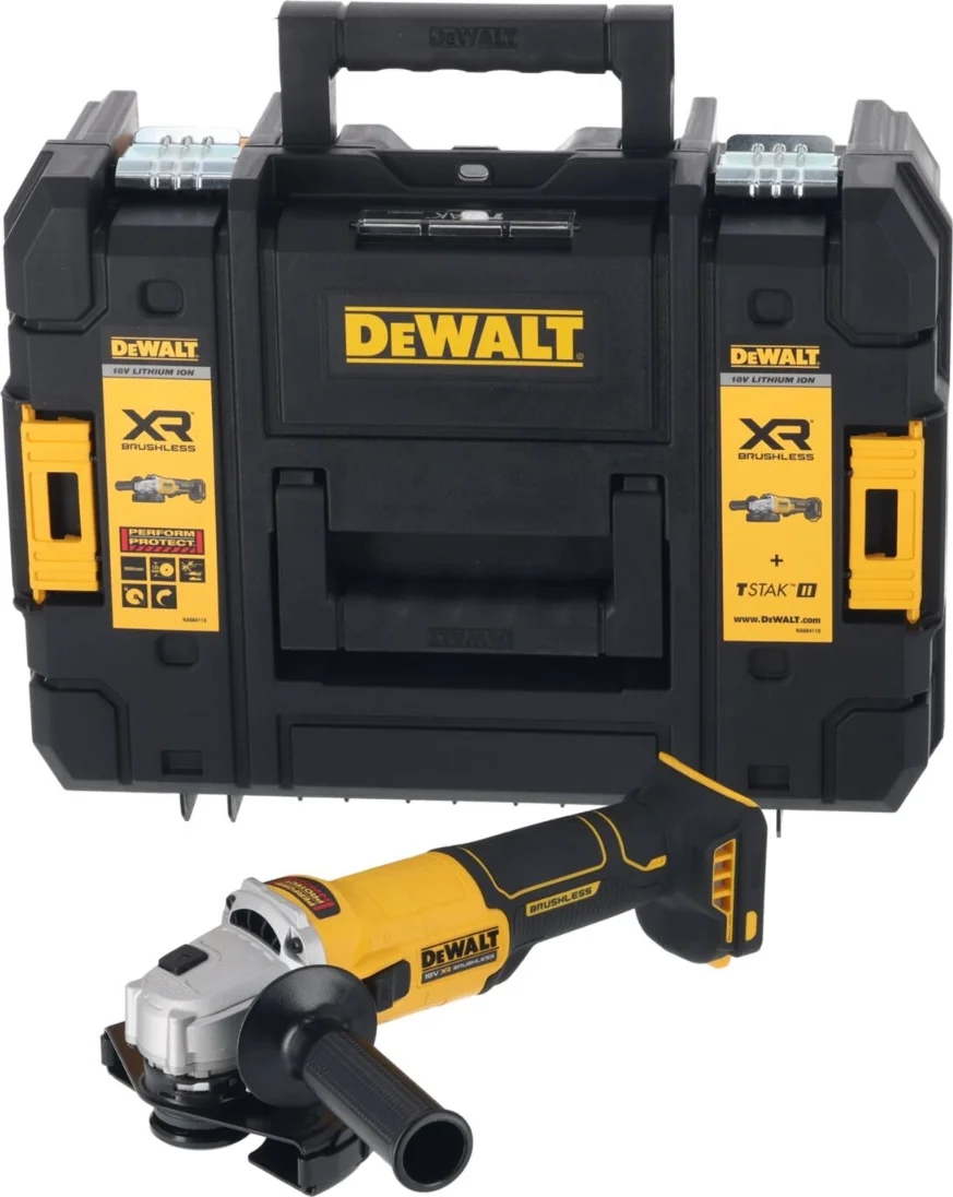 DeWALT DCG407NT Accu haakse slijper 18V XR Basic Body in TSTAK