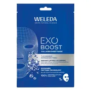 3x WELEDA Exo Boost Collagen Sheet Mask
