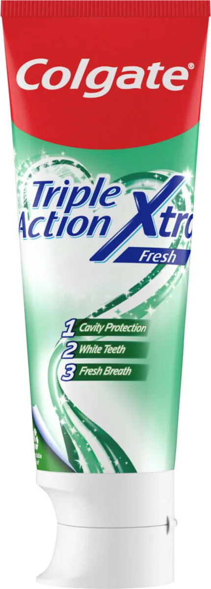 3x Colgate Tandpasta Triple Action Extra Fresh 75 ml