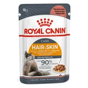 96x Royal Canin Hair & Skin Care Jelly Kattenvoer Nat 85 gr