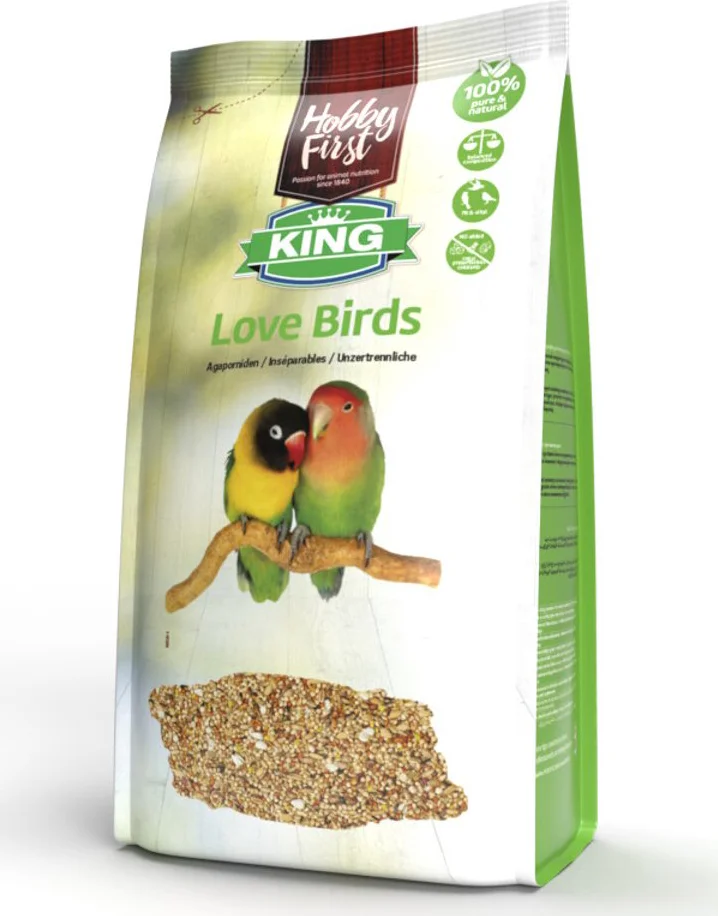 3x HobbyFirst King Agaporniden 4 kg