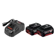 Bosch Professional Starterset 2x GBA 18V Accu 5.0Ah AMPShare + Snellader GAL 1880 CV - 1600A00B8J