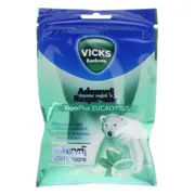 Vicks Ademvrij Eucalyptus Suikervrij 72GR