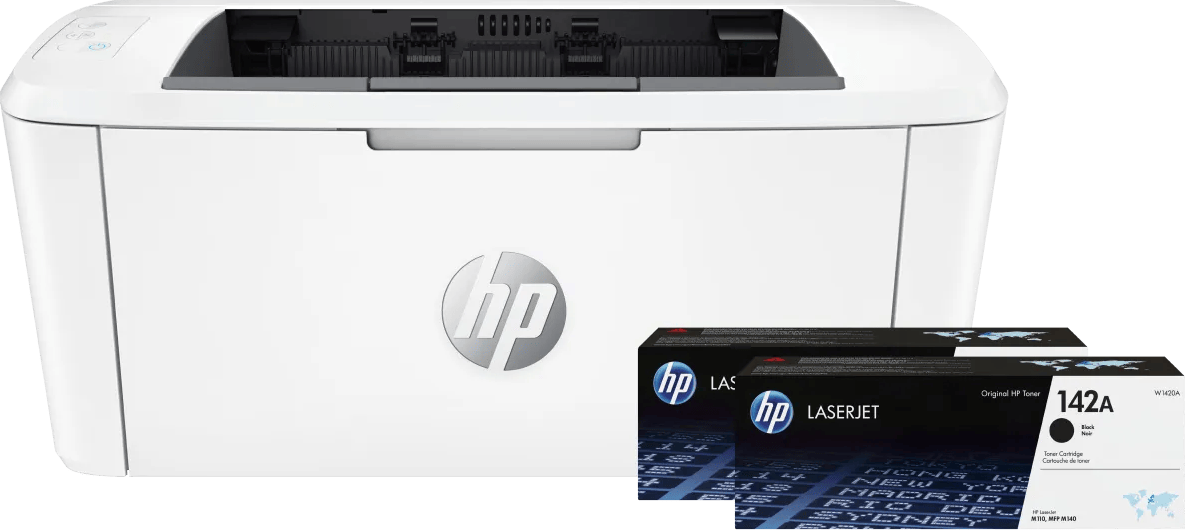 HP LaserJet M110w + 2 extra zwarte toners