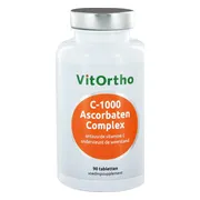 VitOrtho C-1000 Ascorbaten Complex Tabletten 90st 90TB