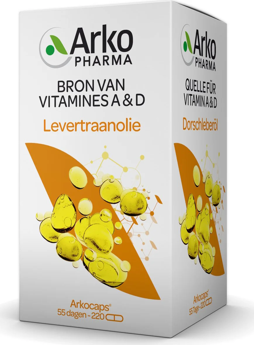 Arkopharma Levertraanolie 220 capsules
