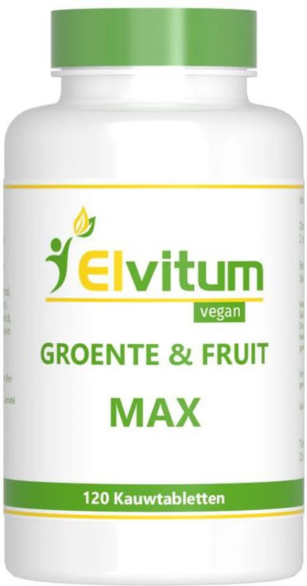 Elvitum Groente & Fruit Kauwtabletten 120TB