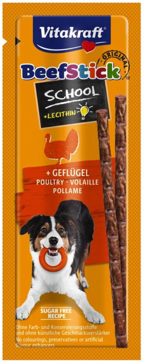 Vitakraft Beef Stick School Gevogelte 10 stuks