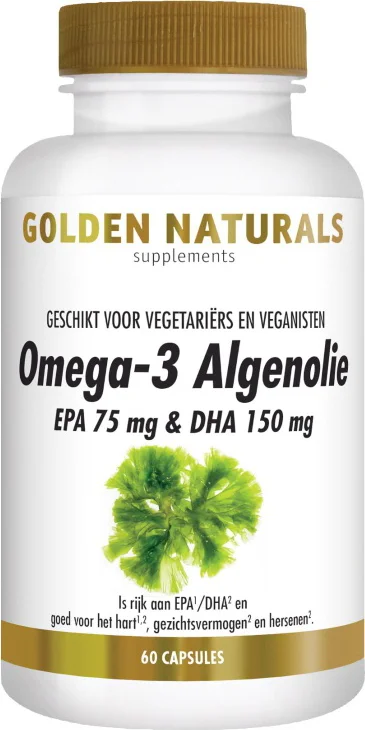 Golden Naturals Omega-3 Algenolie 60 capsules