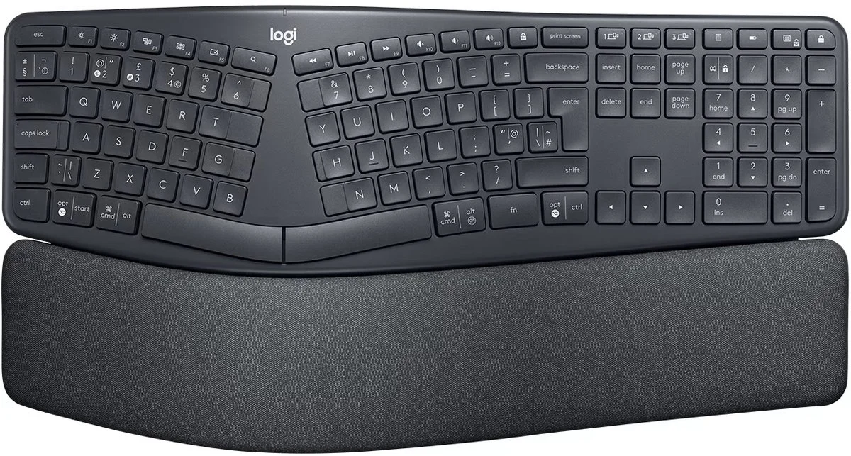Logitech K860 Ergonomisch Draadloos Toetsenbord Qwerty