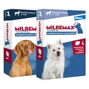 Milbemax Kauwtablet Ontworming Kleine Hond - Puppy 4 tabletten