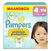 Pampers Premium Protection Luiers Maat 4 (9-14 kg) 174 stuks
