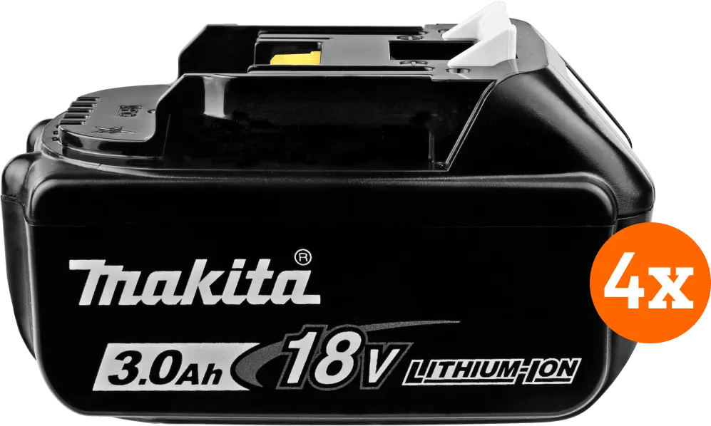 Makita BL1830B LXT 18V 3,0Ah accu 4-pack