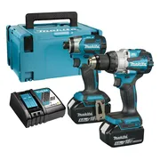 Makita DLX2528TJ Accu Combiset 2-delig (DHP489 + DTD173) 18V 5.0Ah in Mbox