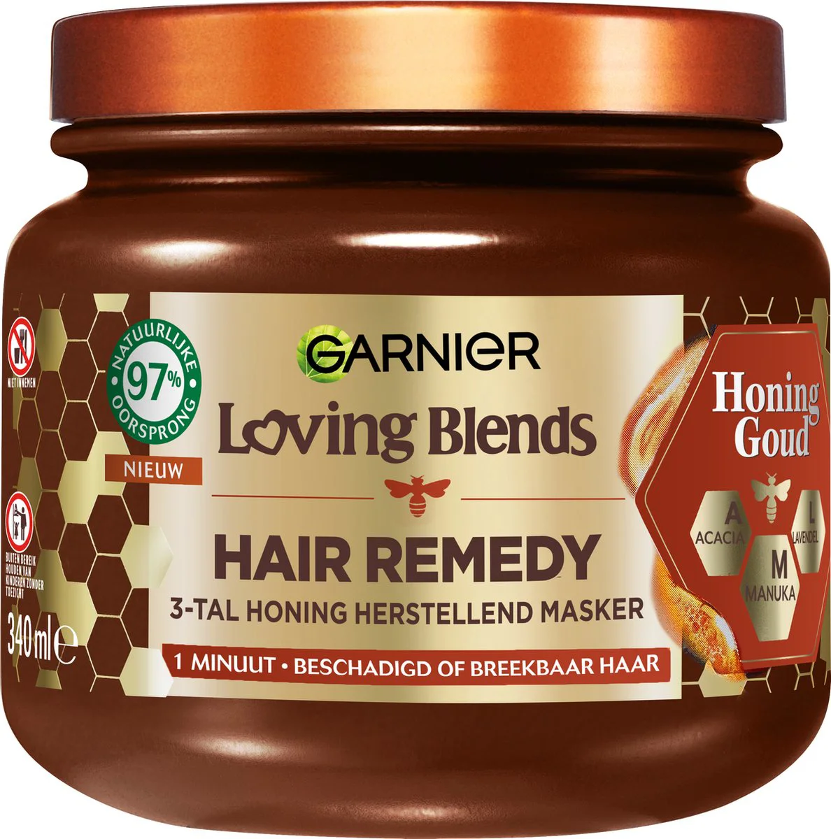 Garnier Loving Blend Hair Remedy Herstellend Masker 340ML