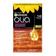 3x Garnier Olia Permanente Haarkleuring 7.40 Intens Koper
