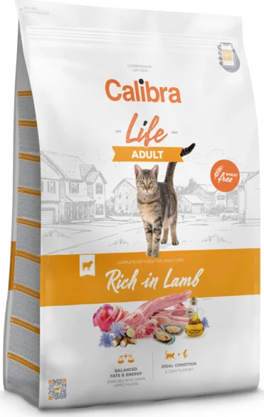 Calibra Life Adult Kattenvoer Lam 6 kg