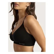 Boody Wireless T-shirt BH Zwart Extra Large