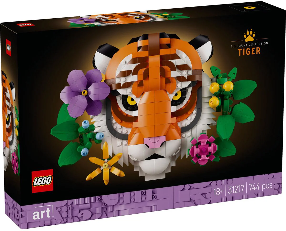 LEGO Art de Faunacollectie Tijger 31217
