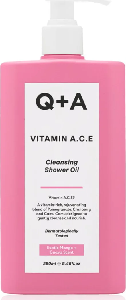 Q+A Vitamin A.C.E. Shower Oil 250 ml