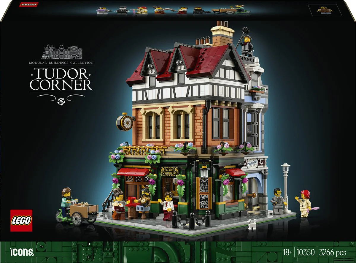 LEGO Icons Hoekpand in tudorstijl 10350