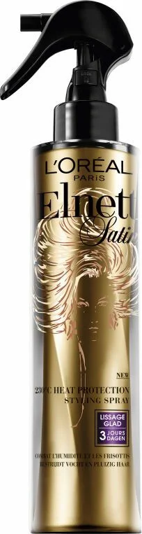 3x L'Oréal Elnett Satin Heat Protection Spray Glad 170 ml