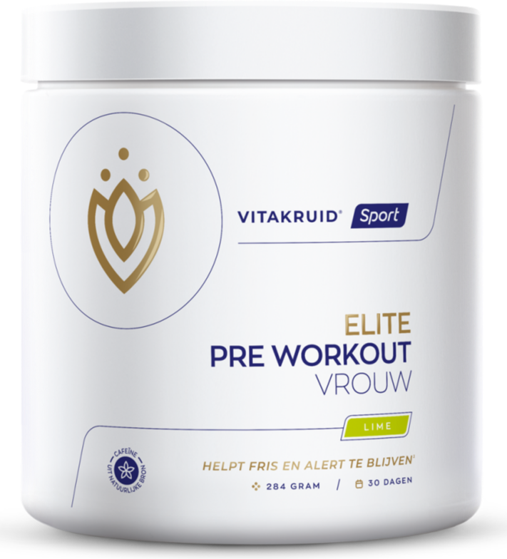 Vitakruid Elite Pre Workout Vrouw 284GR