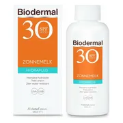 3x Biodermal Hydraplus Zonnemelk SPF 30 200 ml