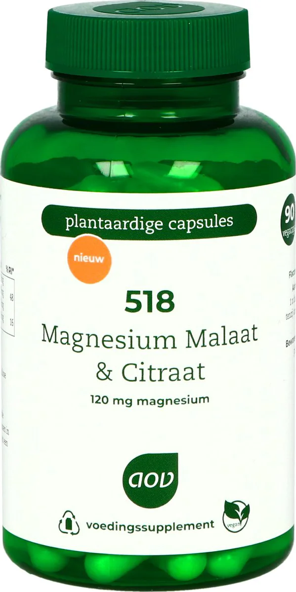 AOV Magnesium Malaat & Citraat 518 90 capsules
