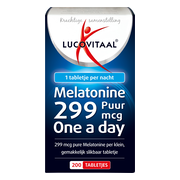 Lucovitaal Melatonine Puur 0,299mcg 200 tabletten