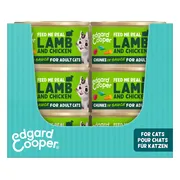 18x Edgard & Cooper Kattenvoer Chunks Lam - Kip 85 gr