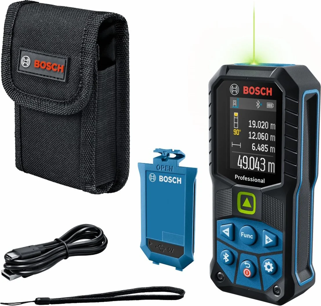 Bosch Professional PRO GLM 50-27 CG Laserafstandsmeter 50m Groen - 0601072U01