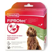 Beaphar Fiprotec Anti Teken- en Vlooiendruppels Hond 20 - 40 kg 4 stuks