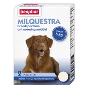 Beaphar Milquestra Ontworming Tabletten Hond 5 - 50 kg 2 tabletten
